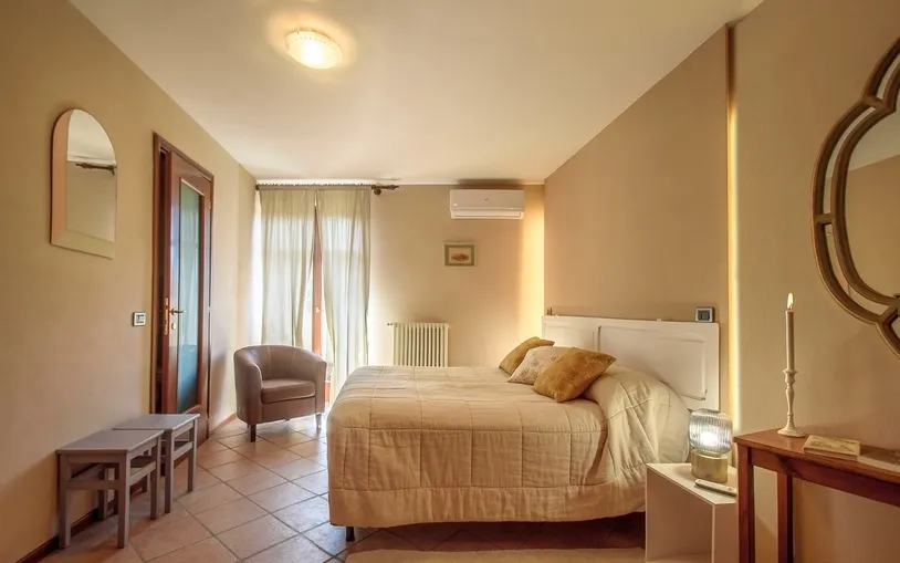 View of the double room in the flat